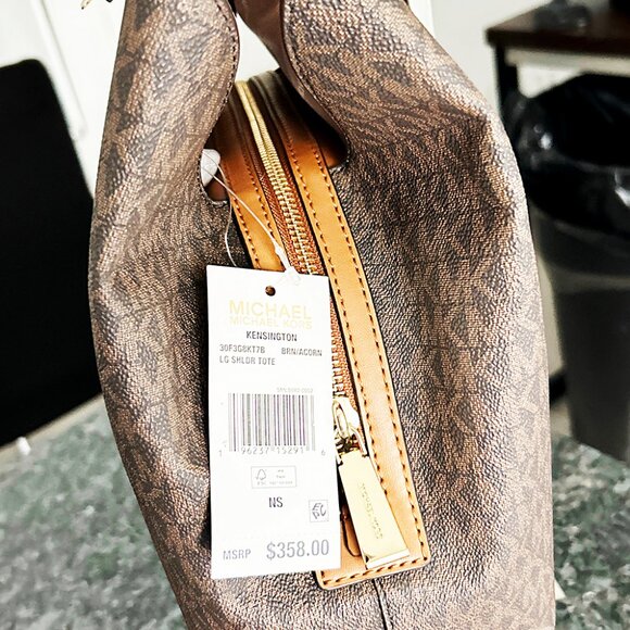 Michael Kors Kensington Large Logo Shoulder Tote Retail $358 Clearance Sale - Picture 7 of 15